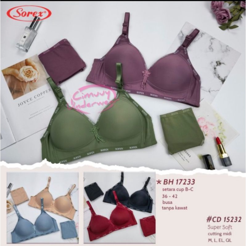 Bh Sorex 17233 cup besar casual style bra