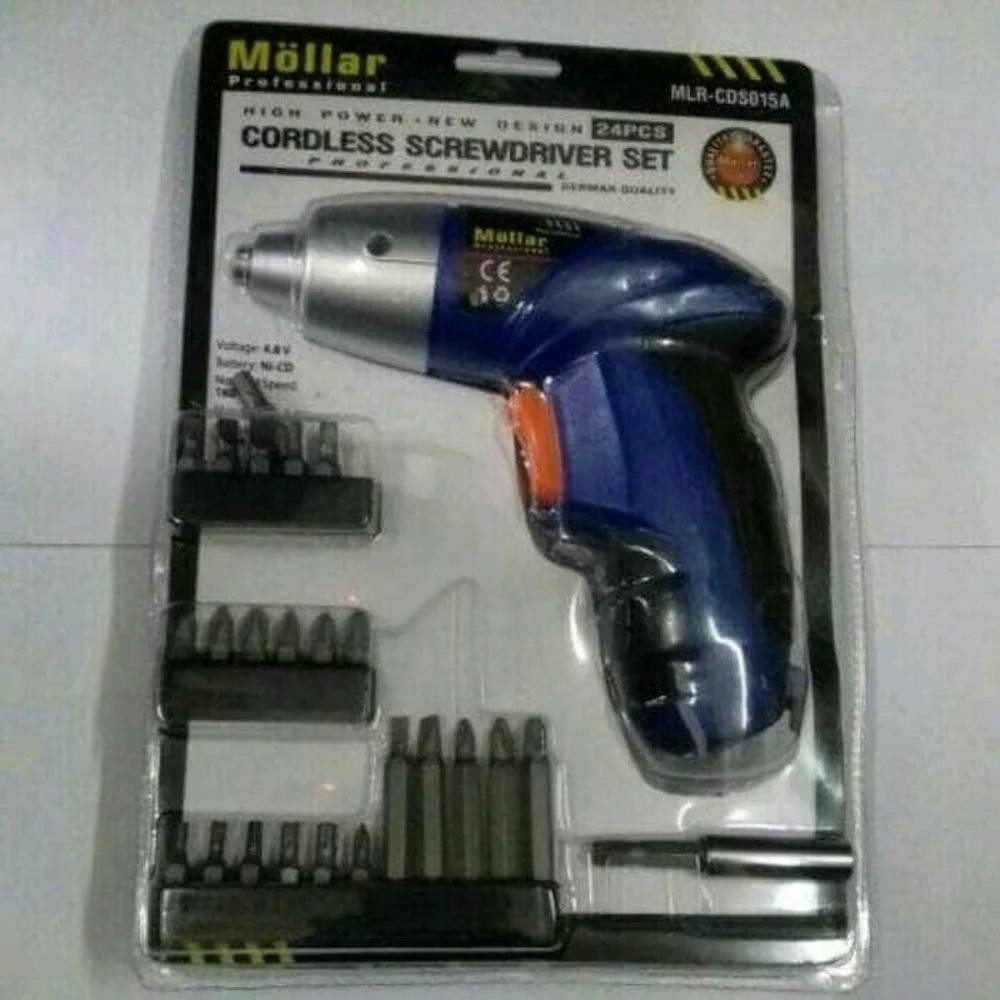 Mesin Bor, Cordless Mini Portable Mollar
