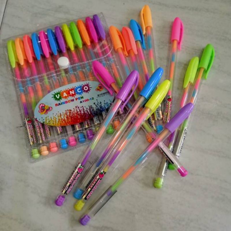 

Pen Gel VANCO/VAN ART Rainbow pen 1.0mm
