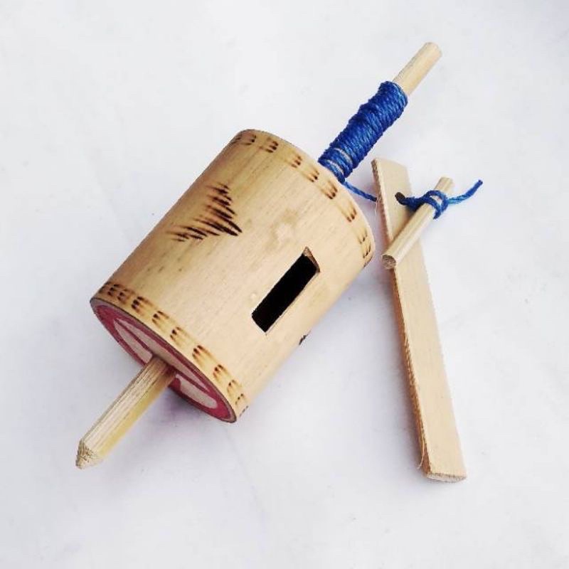 Gasing / Pangggal Bambu / Mainan Tradisional / Gasing Bambu tradisional bunyi nyaring