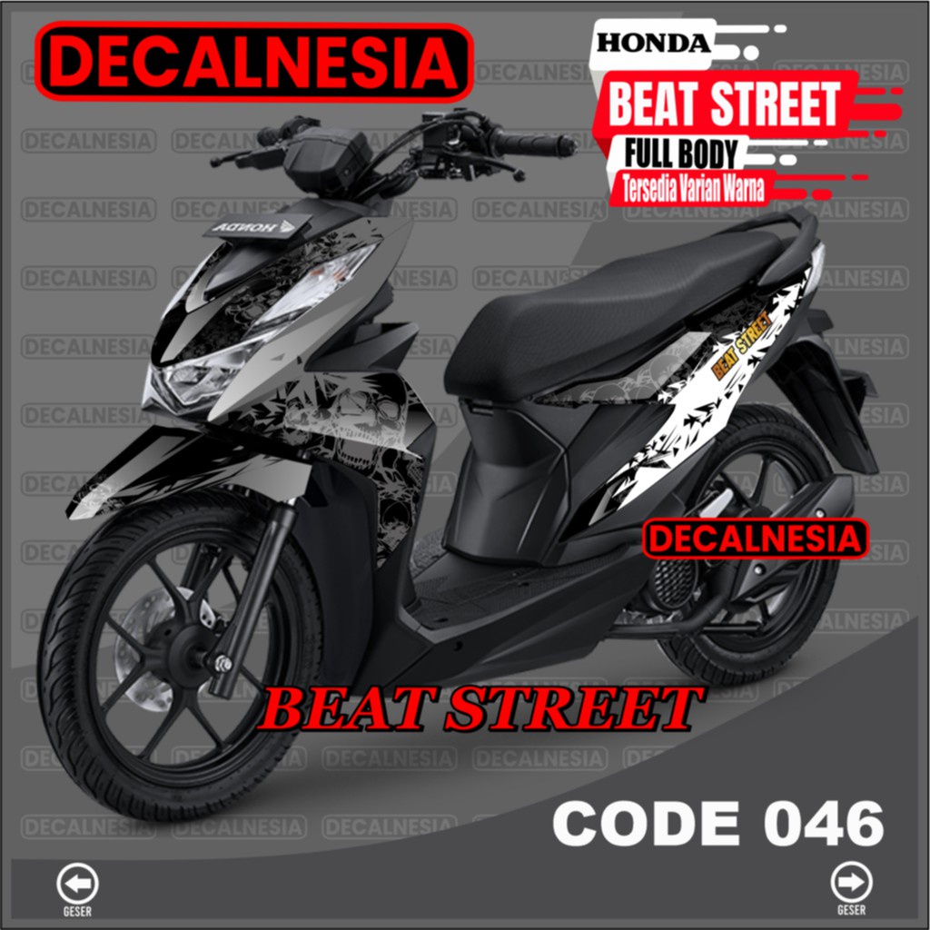 Decal Beat Street FullBody Stiker Motor 2021 2022 Variasi Sticker Aksesoris RoadRace Dekal 2022 C046