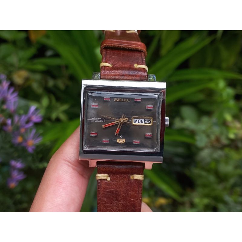 Rare and Vintage Seiko Manhattan 6119-5000 Square Automatic Watch