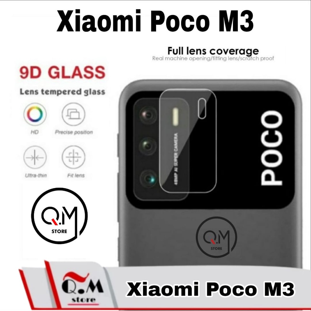 Tempered Glass Camera Xiaomi Redmi Note 11 4G / Note 11s 4G / Poco M4 Pro 4G / Poco M4 Pro 5G / Poco M3 / Poco M3 Pro 5G / Poco X3 GT / Poco F3 / Poco X3 NFC / Poco X3 / Poco X3 Pro Lensa Camera Pelindung Camera Belakang