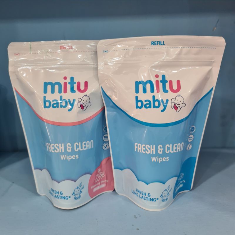 Mitu Baby Fresh &amp; Clean Wipes / Tissue Basah