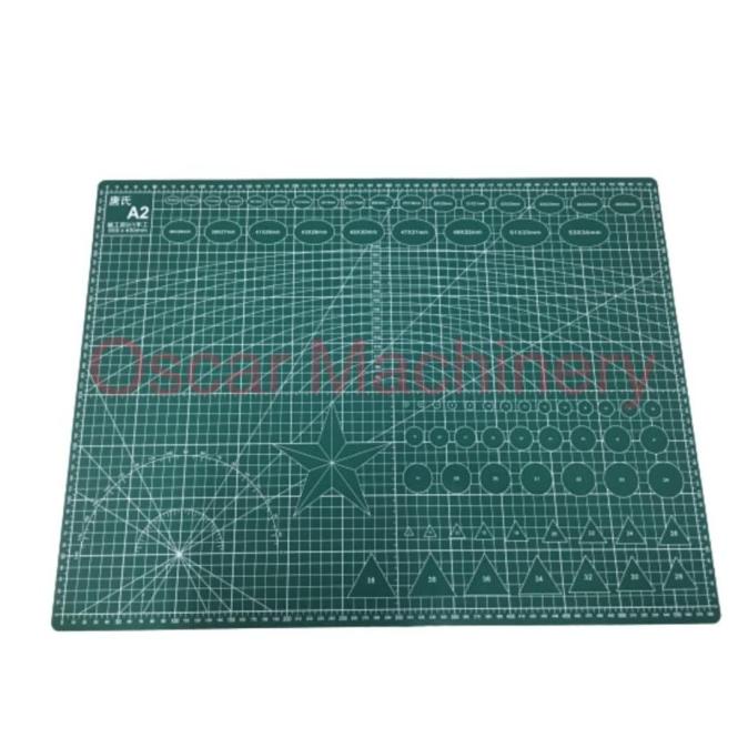 

Cutting Mat Ukuran A2 -Biru/hijau