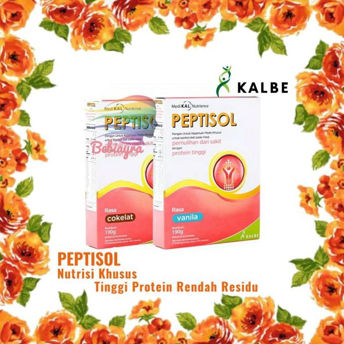 

[[BISA COD]] PEPTISOL VANILA / COKLAT 190GR - Vanila, 189gr TERMURAH Kode 198