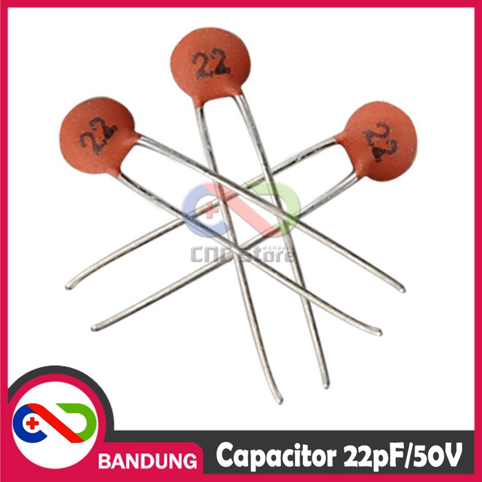 20PCS Capacitor Kapasitor Ceramic Keramik 22 22pF 22pF/50V