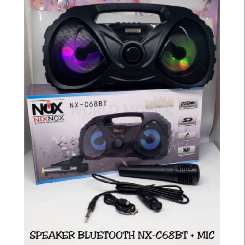 SPEAKER BLUETOOTH KARAOKE NX-C68BT + MIC