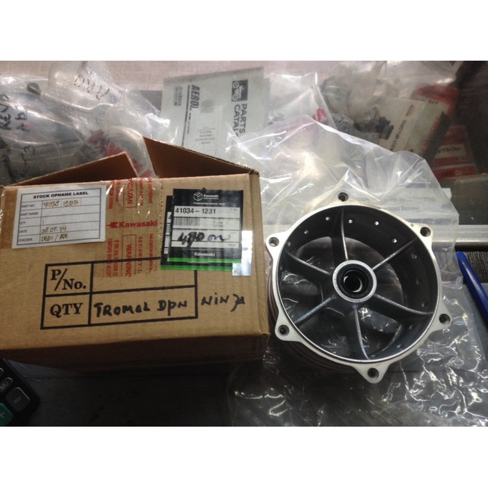 Tromol Depan Ninja R 41034-1231 Ori Kawasaki