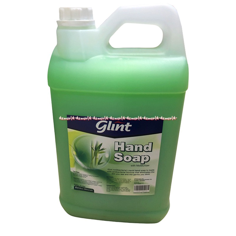 Glint Hand Soap 5L With Moisturizer Bambo Sabun Cair Kemasan Derigent Wangi Bambu Glin