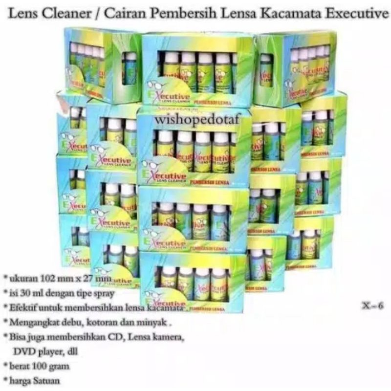 Paket Lens cleaner, pembersih kacamata 12pcs / 12 botol