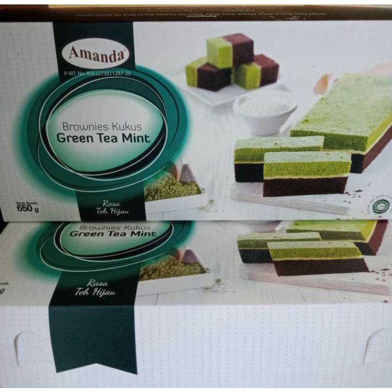 

Brownies Kukus Amanda Green Tea Mint