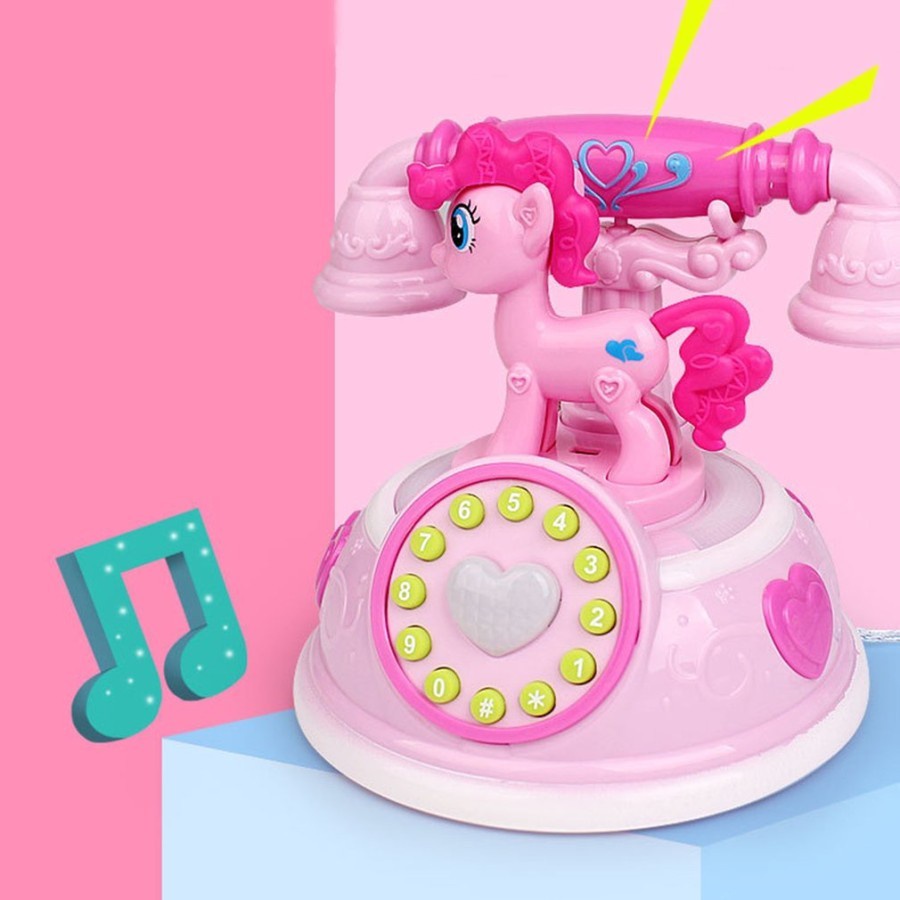 Mainan Telephone anak Little Pony 009-16 ST _ Mainan Anak Lucu MurahTelephone Musik Karakter unik