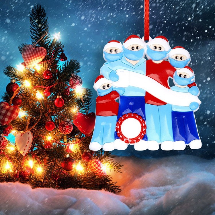 Liontin Desain snowman Untuk Dekorasi Pohon Natal