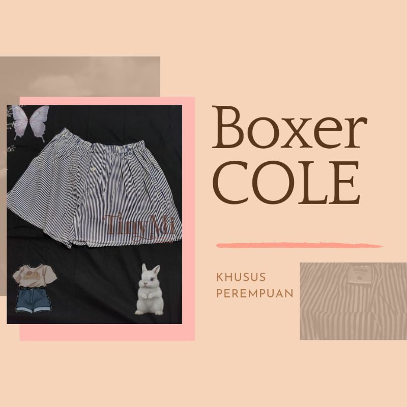 CELANA BOXER BRAND COLE NEW PRIA/WANITA SUPER MURAH/CELANA RUMAHAN/