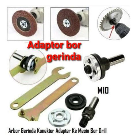 Konverter Mesin Bor Ke Mesin Gerinda Adapter / Adaptor / Converter ADAPTOR BOR KE GERINDA / CONVERTER BOR JADI GERINDA