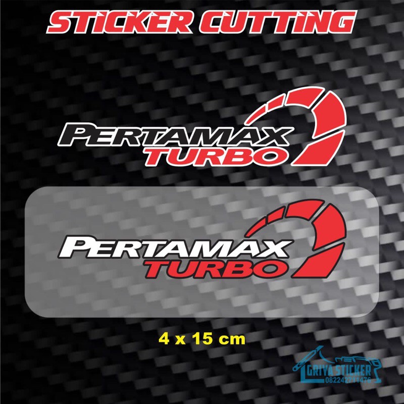 Sticker cutting - stiker Pertamax Turbo pertamina stiker motor