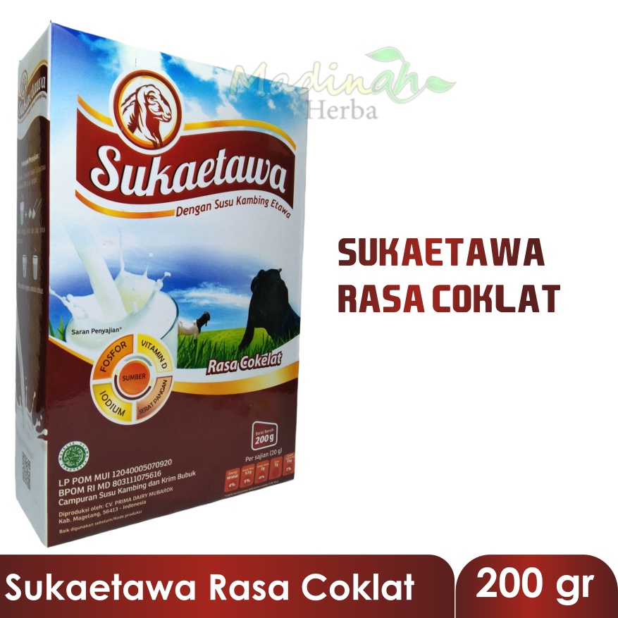 Susu Kambing Etawa SUKAETAWA 200 Gram | Susu Kambing | Susu Etawa | Protein