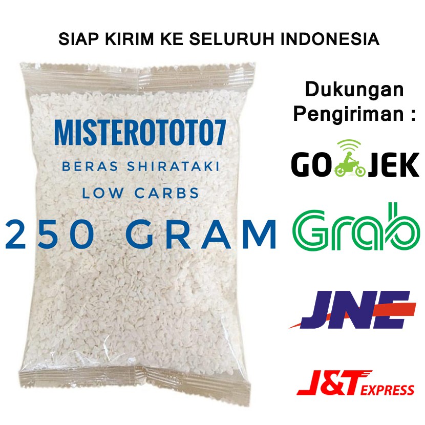 

Beras Shirataki 250gr Rendah Kalori / Low Carbs Shirataki Konnyaku Rice