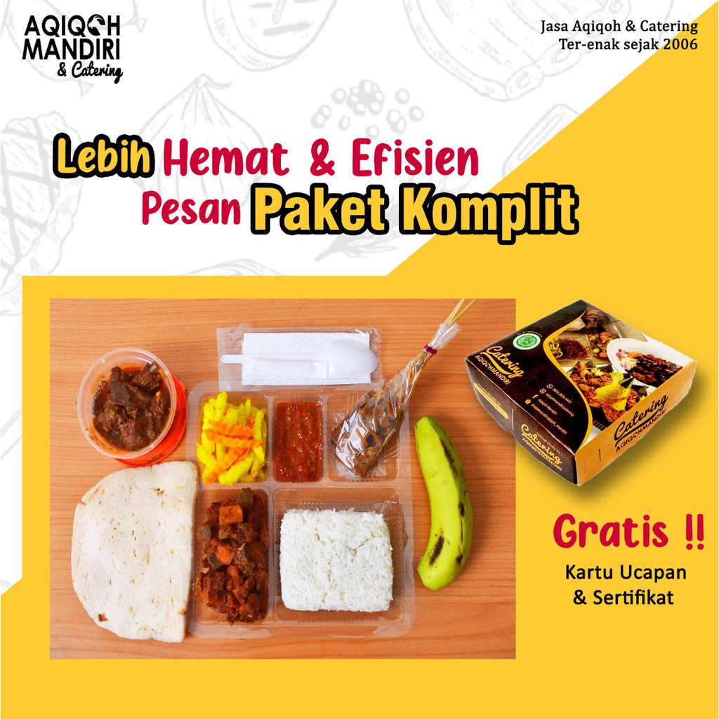 

AQIQAH JAKARTA MURAH | PAKET AQIQOH KOMPLIT JABODETABEK | PAKET HARGA JAKARTA - AQIQOH MANDIRI