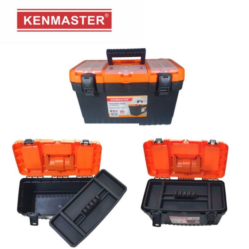 Kenmaster Tool Box Tool Kit Tempat Kunci Perkakas H415 Murah Kenmaster Toolbox H415 Besar Plastik