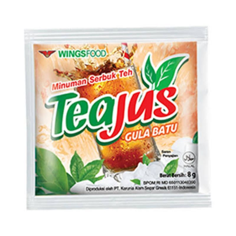 

Minuman Instan Es Teajus Gula Batu 1 sachet