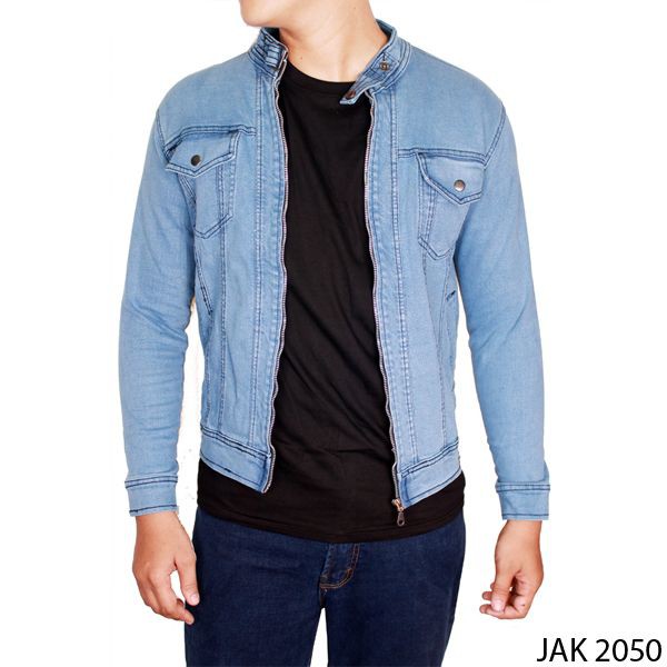 Jaket Pria Denim Jeans Biru Muda – JAK 2050