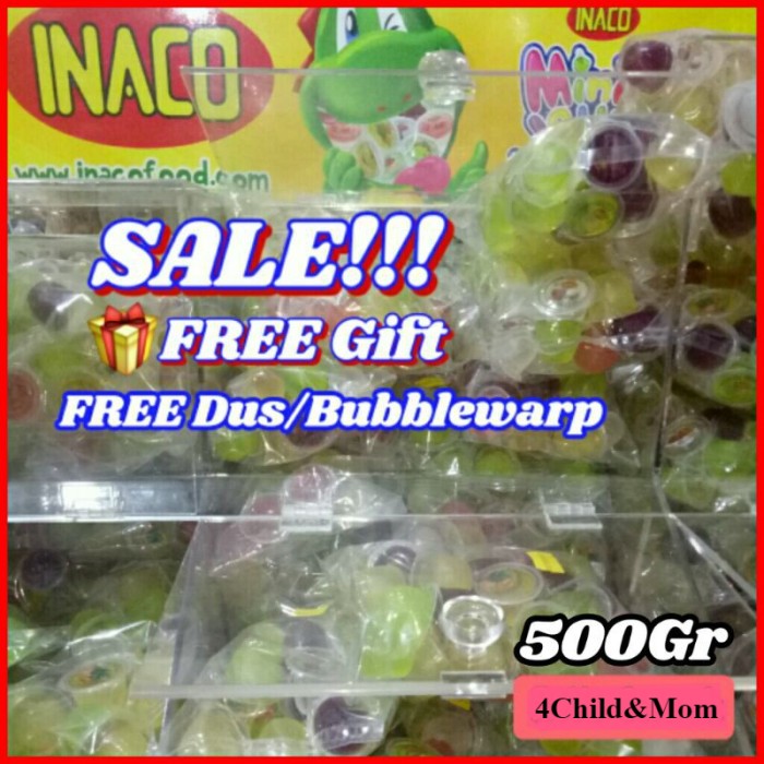 

Inaco Jelly Agar Inaco Mini Snack Cemilan Makanan Ringan 500gr