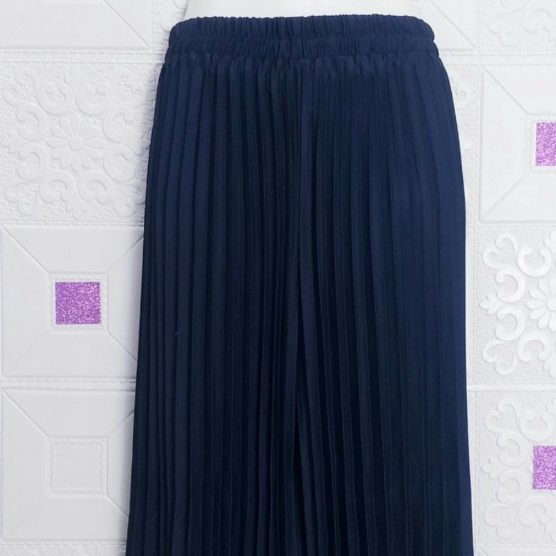 Rok Plisket Premium /Rok Panjang Rempel Besar/ Rok Plisket Premium Maxi Skirt