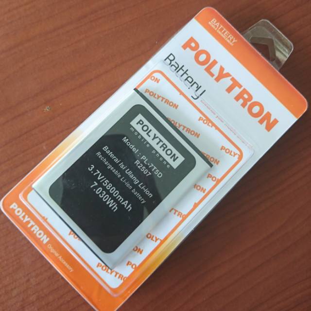 Baterai batre polytron R2507 rocket T3 PL-7T5D ori 99%