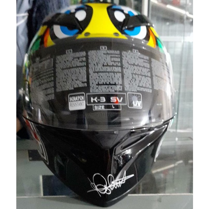 Original Agv K3 Sv Tartaruga Full Face Last Piece Ukuran L