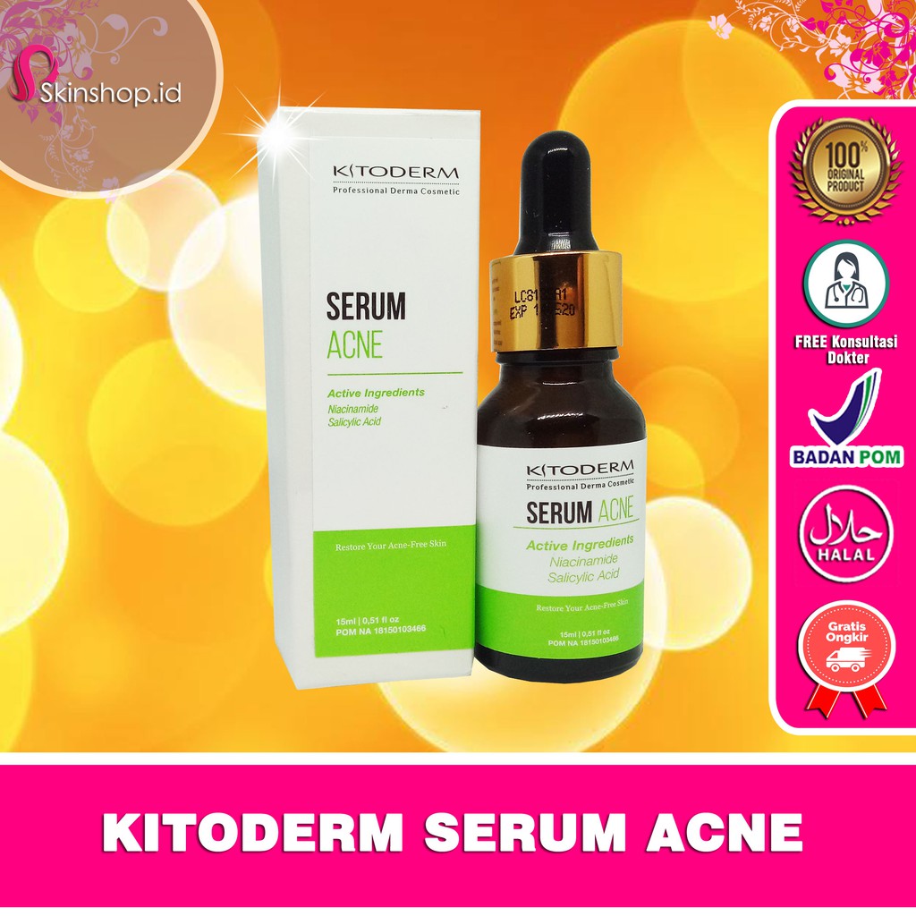 PAKET Kitoderm Super Diamond Acne Original / Paket Anti Jerawat &amp; Bruntusan isi 6 BPOM AMan