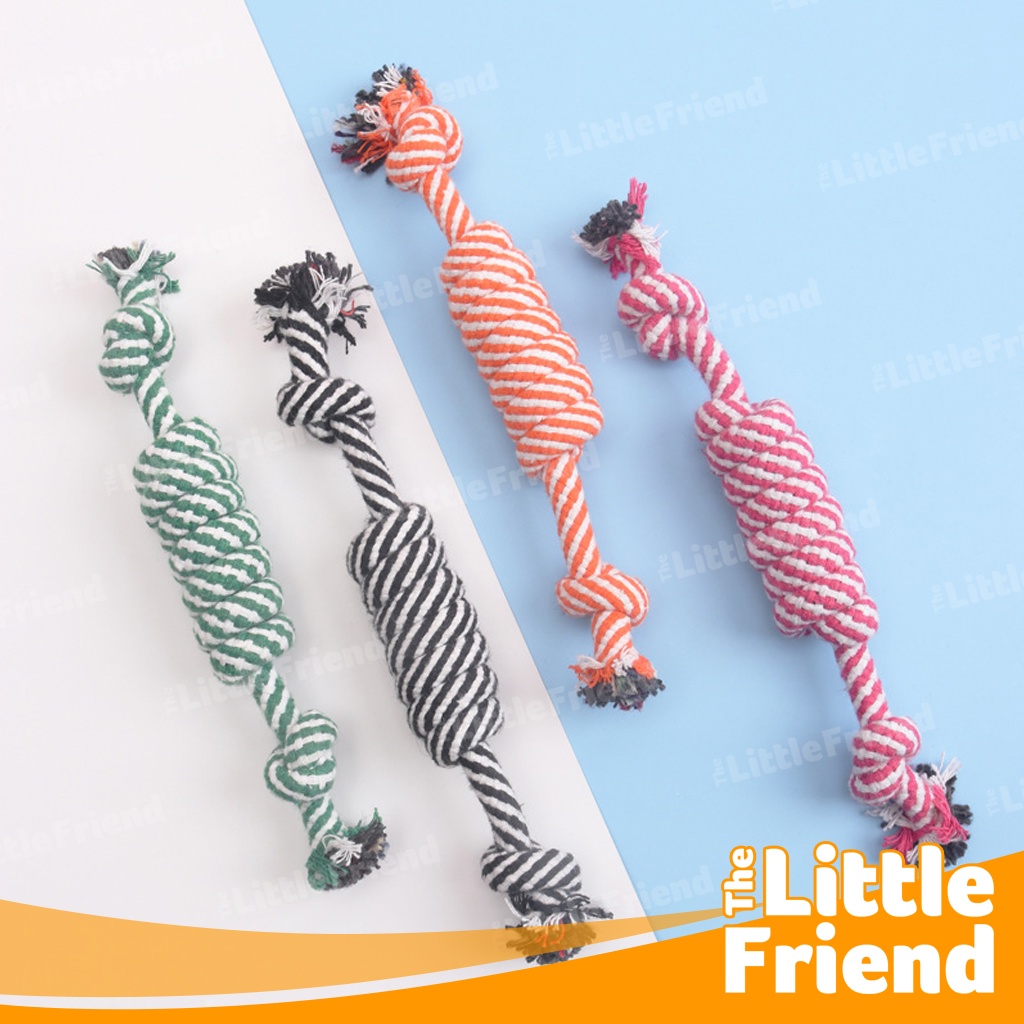 Mainan Gigitan Anjing TALI TAMBANG LILIT PANJANG Cotton Rope Dog Toy