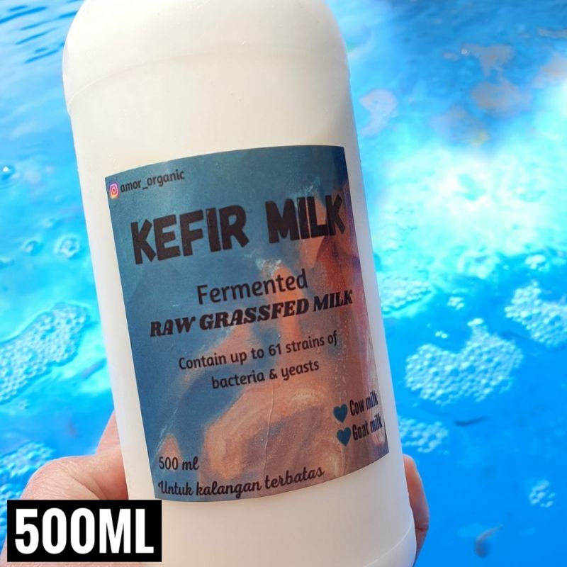 

Kefir Susu Sapi / Kambing Fermentasi Raw Grassfed Milk