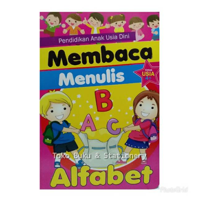 Buku Membaca Menulis ALFABET Untuk Anak TK