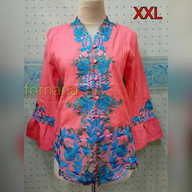 Kebaya bordir lengan panjang