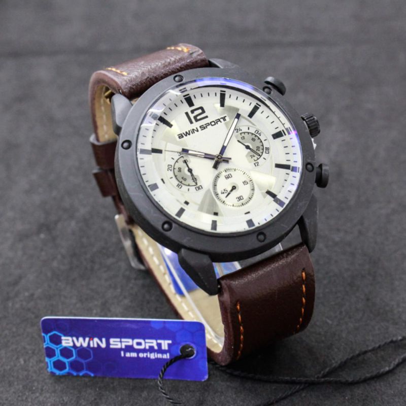 JAM TANGAN PRIA BWIN SPORT B506 ORIGINAL CRONO VARIASI BWIN ORIGINAL