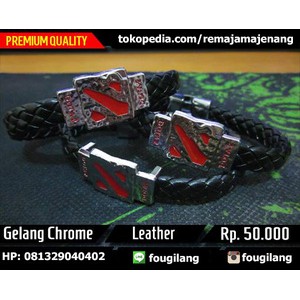 Gelang Dota 2 - Logo DOTA2 (Chrome)