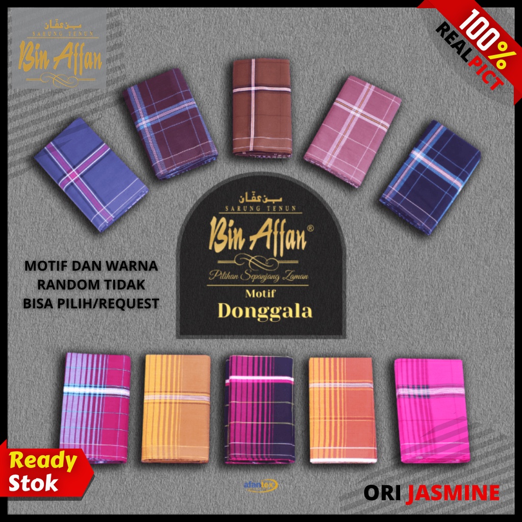 Sarung bin affan motif donggala