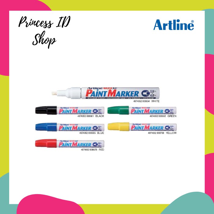 

SPIDOL WARNA PAINT MARKER ARTLINE EK-409XF