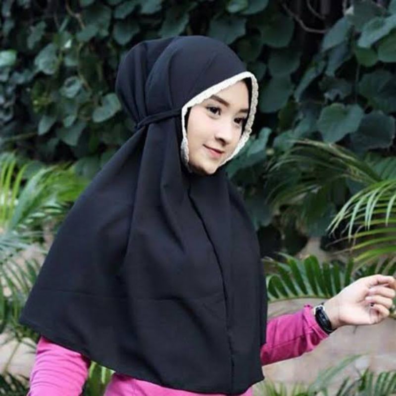 jilbab mariyam renda kepala