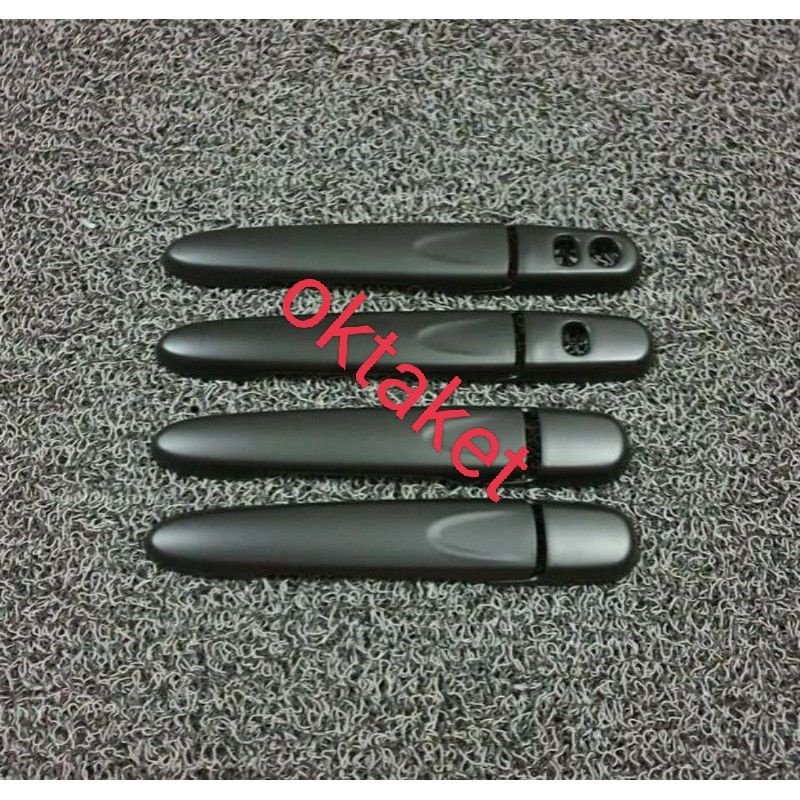 Cover handle all new Rush Terios 2018 2021 2022 gr sport Hitam &amp; Chrome Standar / Smartkey