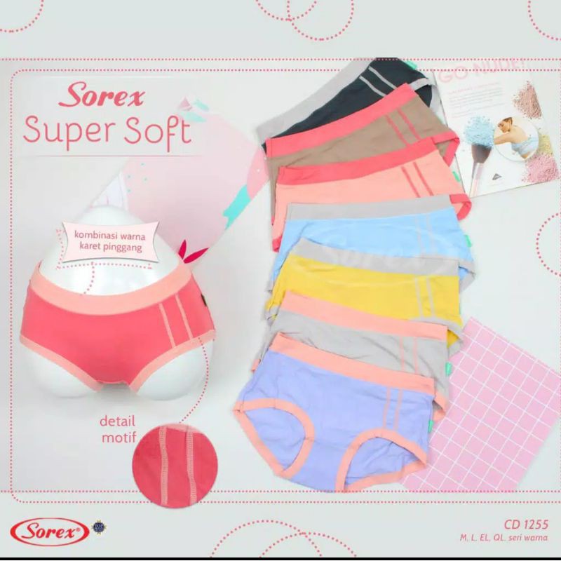 CD Sorex 1255/Celana Dalam Wanita (3 pcs)