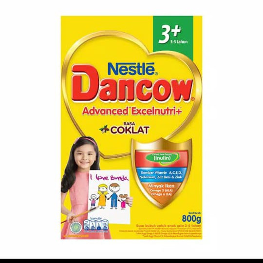 

Dancow 3+ coklat 800gr