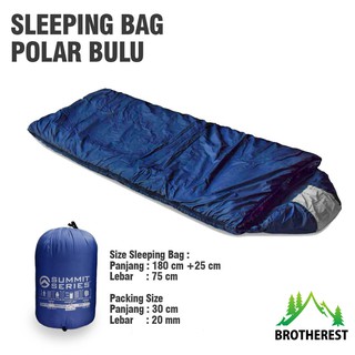 Bisa COD Sleeping Bag 3 Layer Ekstra Hangat Tahan Suhu