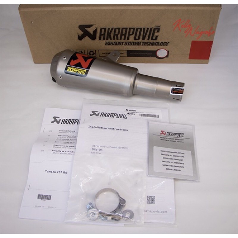 Akrapovic GP Titanium Yamaha R6