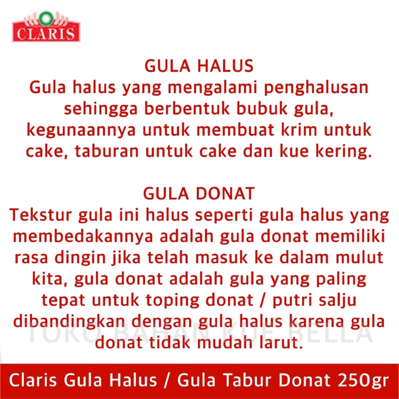 Claris GULA HALUS 250gr