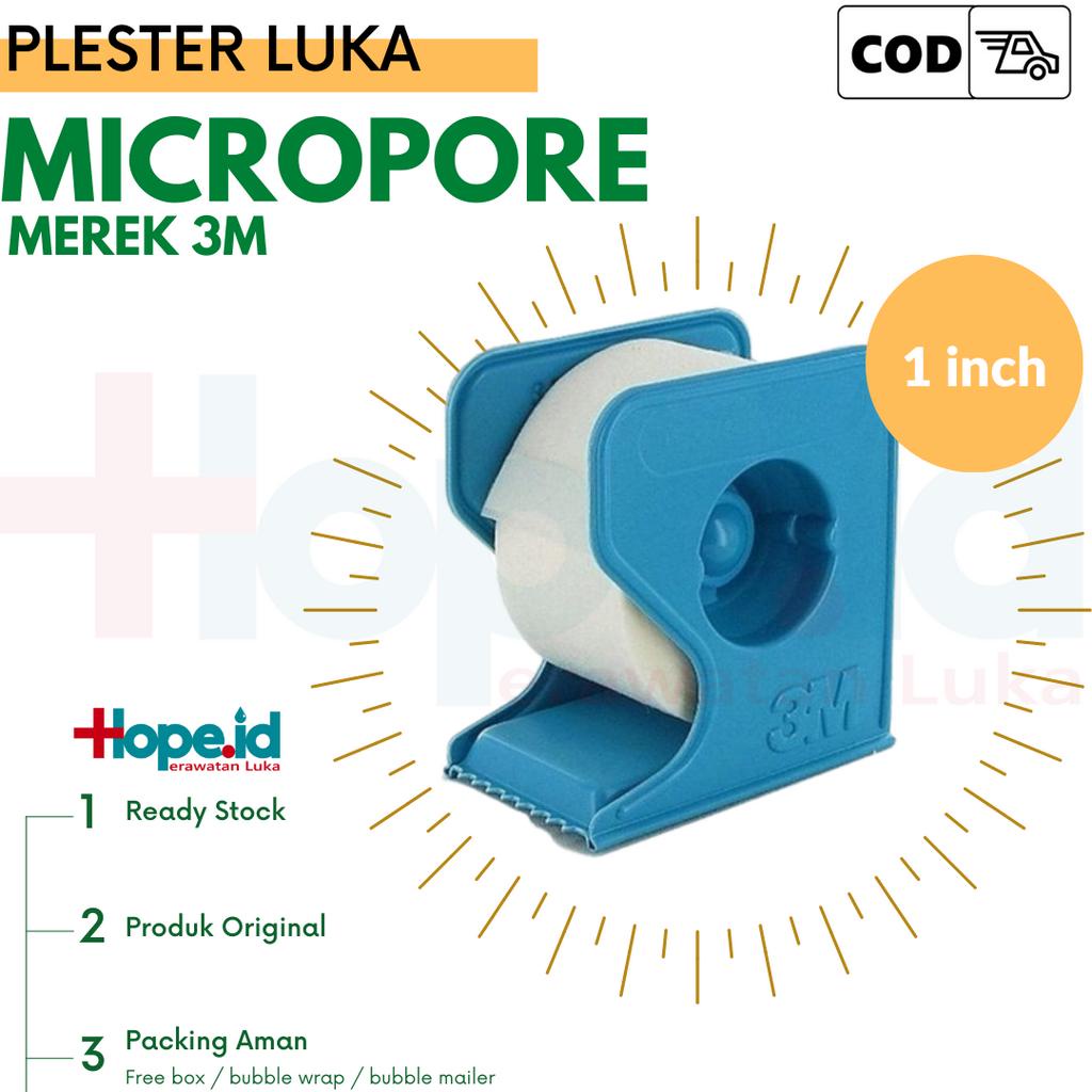 Plester Luka Micropore 3M ukuran 1 inch