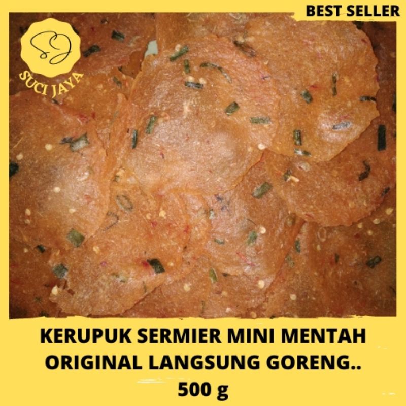 

Kerupuk Sermier Mini Pedas Mentah 500g