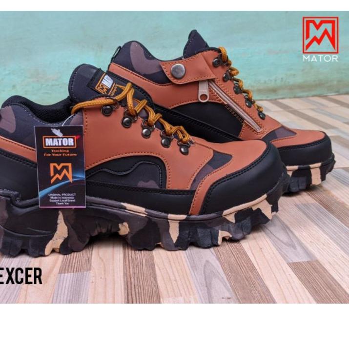 (MURAH) SEPATU SAFETY PENDEK, SEPATU PROYEK PENDEK, SEPATU KERJA LAPANGAN EXCER, SEPATU SEPTI, GUNUN